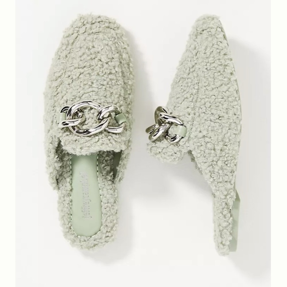 Jeffrey Campbell Beagle Faux Fur Mules